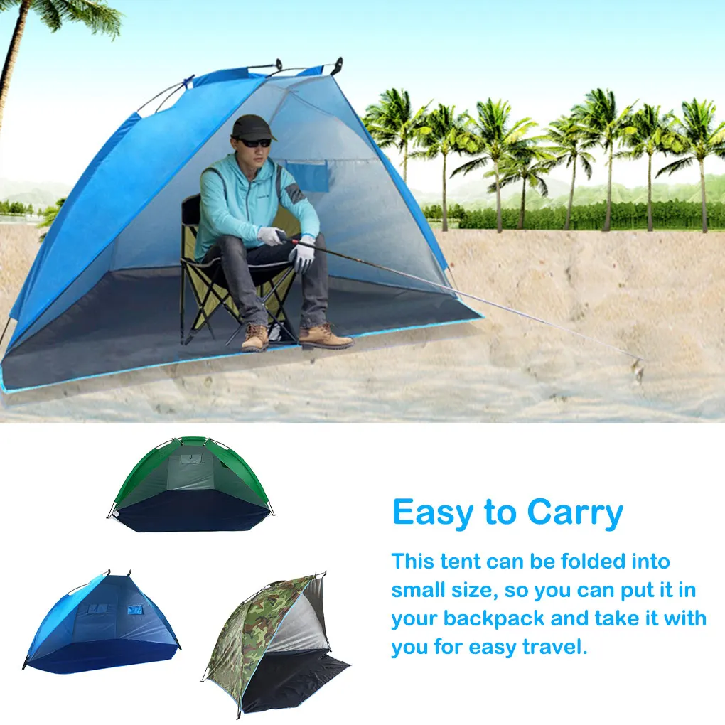 Beach Tent Sun Shelter Outdoor Sports Sunshade Tent for Fishing Picnic Park UV-protective Tourist Ultralight Awning Tent
Beach Tent Sun Shelter Outdoor Sports Sunshade Tent for Fishing Picnic Park UV-protective Tourist Ultralight Awning Tent