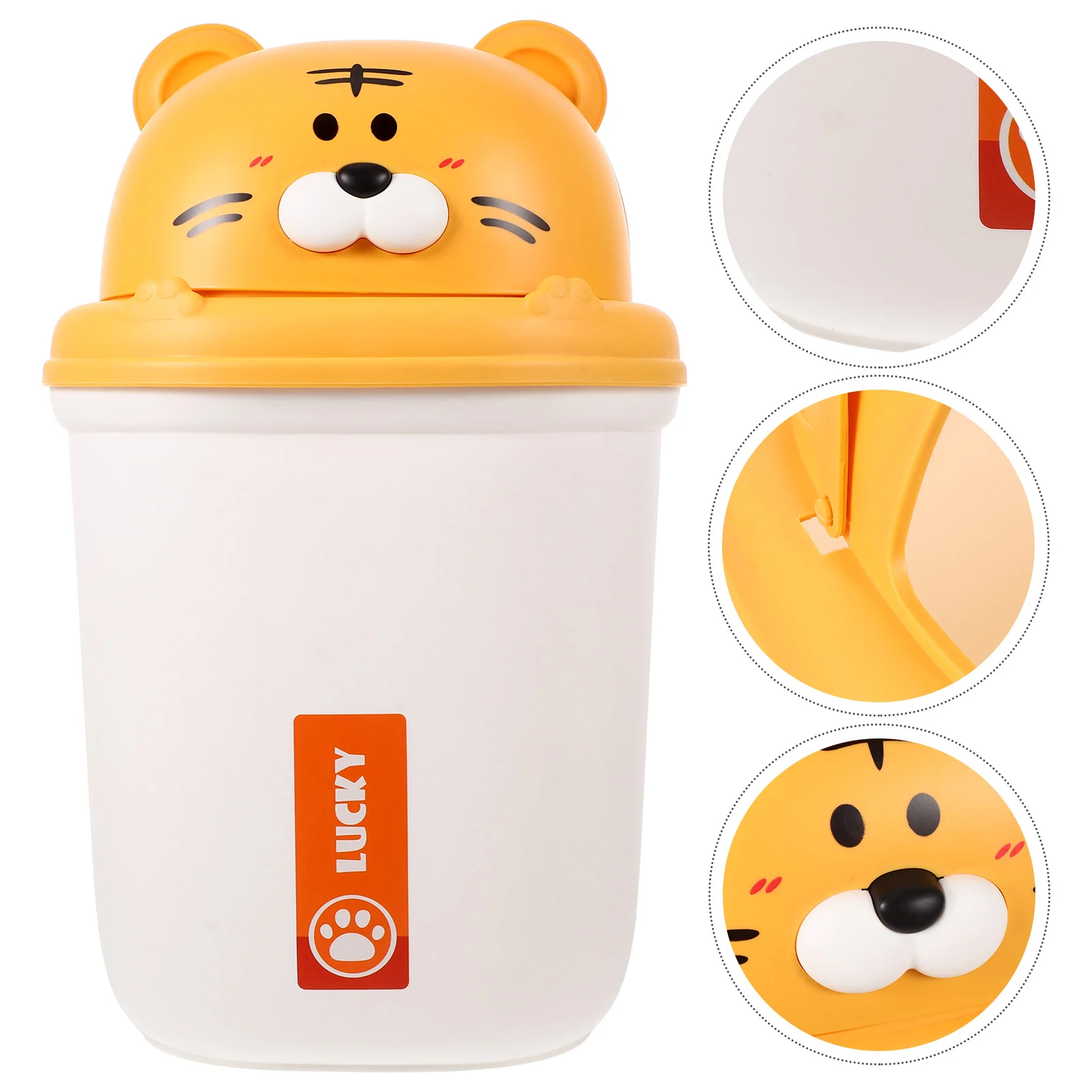 Flip Trash Can Bin With Lid Garbage Trashcans For Kitchens Mini Plastic Cute Tiger Bathroom Pp Reusable Office Small
Flip Trash Can Bin With Lid Garbage Trashcans For Kitchens Mini Plastic Cute Tiger Bathroom Pp Reusable Office Small