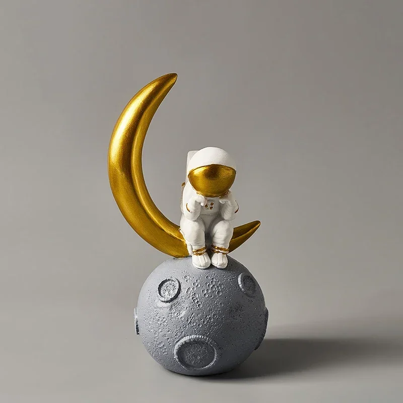 Nordic Resin Creative Astronaut Sculpture Figurine Store Craft Desk Home Decoration Accessories Modern Birthday Gift Cartoon M57
Nordic Resin Creative Astronaut Sculpture Figurine Store Craft Desk Home Decoration Accessories Modern Birthday Gift Cartoon M57