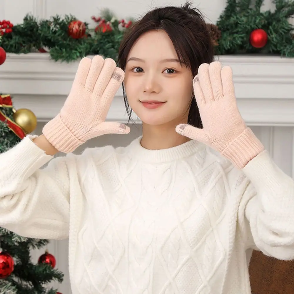 Fashion Warm Windproof Cold-proof Touch Screen Christmas Present Mittens Winter Gloves Knitting Gloves Women Gloves
Fashion Warm Windproof Cold-proof Touch Screen Christmas Present Mittens Winter Gloves Knitting Gloves Women Gloves