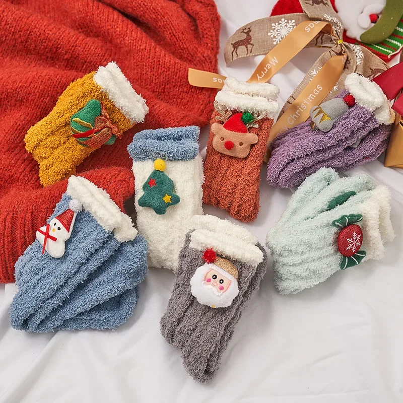 Christmas Socks Boys and Girls Baby Tube Socks Coral Velvet Three-dimensional Thick Sleep Floor Socks Cartoon
Christmas Socks Boys and Girls Baby Tube Socks Coral Velvet Three-dimensional Thick Sleep Floor Socks Cartoon