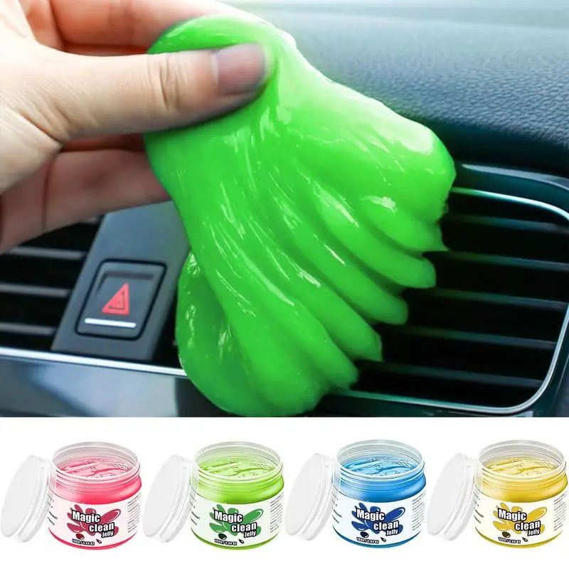 

Car Cleaning Gel Multipurpose Automotive Air Vent Cleaning Putty Interior Wash Mud Crevice Cleaner Detailing Gel Car Maintenance