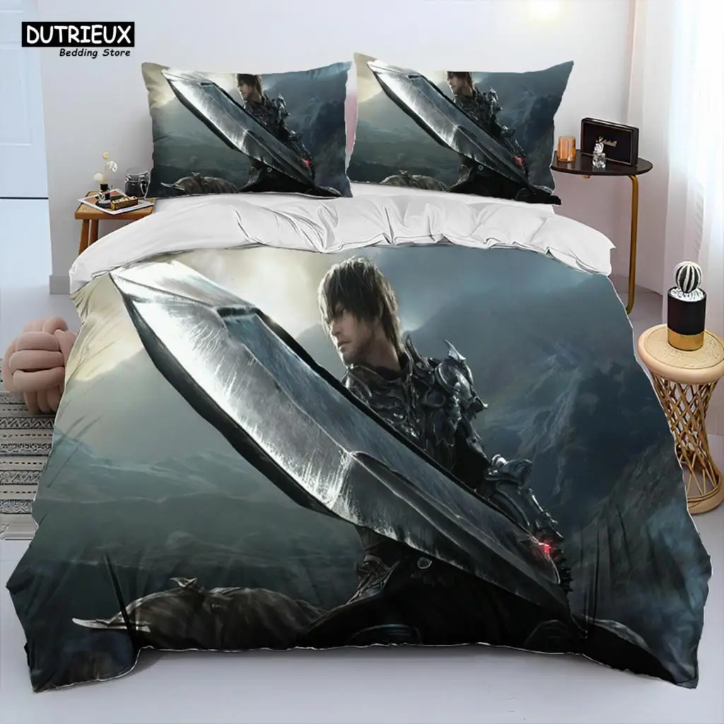 Final Fantasy Series Games Cartoon Comforter Bedding Set,Duvet Cover Bed Set Quilt Cover Pillowcase,king Queen Size Bedding Set
Final Fantasy Series Games Cartoon Comforter Bedding Set,Duvet Cover Bed Set Quilt Cover Pillowcase,king Queen Size Bedding Set