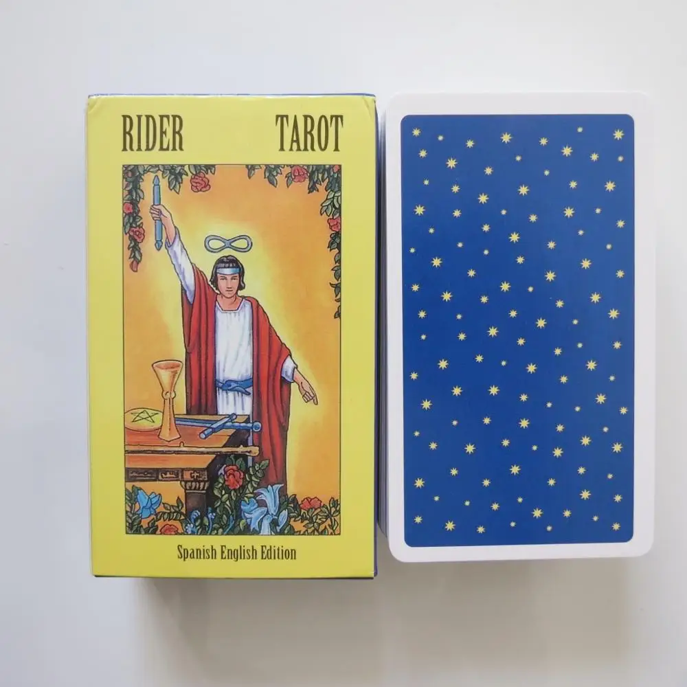 new Tarot deck oracles cards mysterious divination Spanish Rider tarot cards for women girls cards game board game
new Tarot deck oracles cards mysterious divination Spanish Rider tarot cards for women girls cards game board game