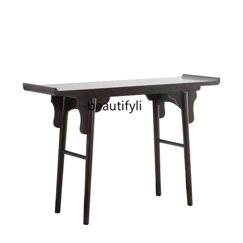 Solid Wood Console Tables for Table Ornaments New Chinese Modern Simplicity a Long Narrow Table Hallway Desk Tables
Solid Wood Console Tables for Table Ornaments New Chinese Modern Simplicity a Long Narrow Table Hallway Desk Tables