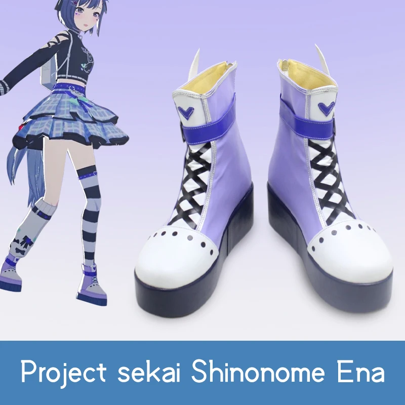 Обувь для косплея Game Project Sekai Shinonome Ena, обувь на высоком каблуке, 25 часов ночного видения
Обувь для косплея Game Project Sekai Shinonome Ena, обувь на высоком каблуке, 25 часов ночного видения