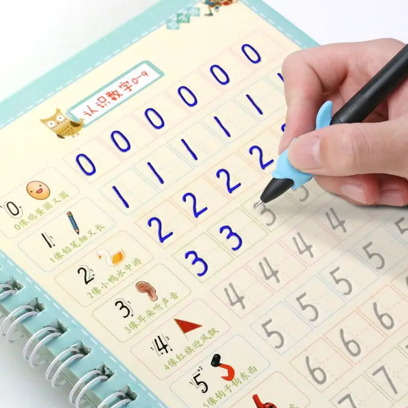 Reusable Learning Math English 3D Calligraphy Book Drawing Copybook Numbers 0-100 Education for Kids Letter Practice Toy Gifts
Reusable Learning Math English 3D Calligraphy Book Drawing Copybook Numbers 0-100 Education for Kids Letter Practice Toy Gifts