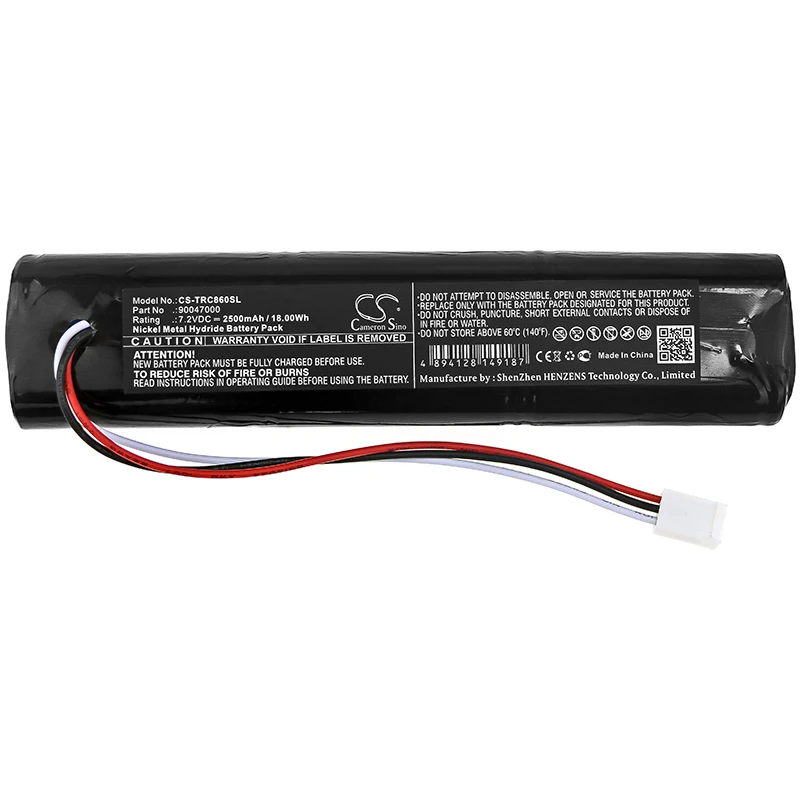 Cameron Sino 2500mAh Battery For Trilithic 860DSP 860DSP analyzer 860 DSPi Cable Meter 90047000
Cameron Sino 2500mAh Battery For Trilithic 860DSP 860DSP analyzer 860 DSPi Cable Meter 90047000