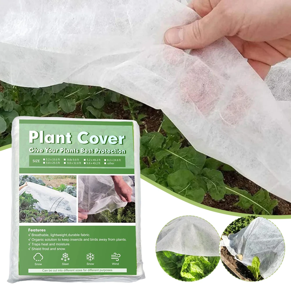 Plant Covers Antifreeze Protection 8.2*24.6ft Floating Row Cover Non-Woven Fabric Plant Protection for Garden Winter Frost Cold
Plant Covers Antifreeze Protection 8.2*24.6ft Floating Row Cover Non-Woven Fabric Plant Protection for Garden Winter Frost Cold