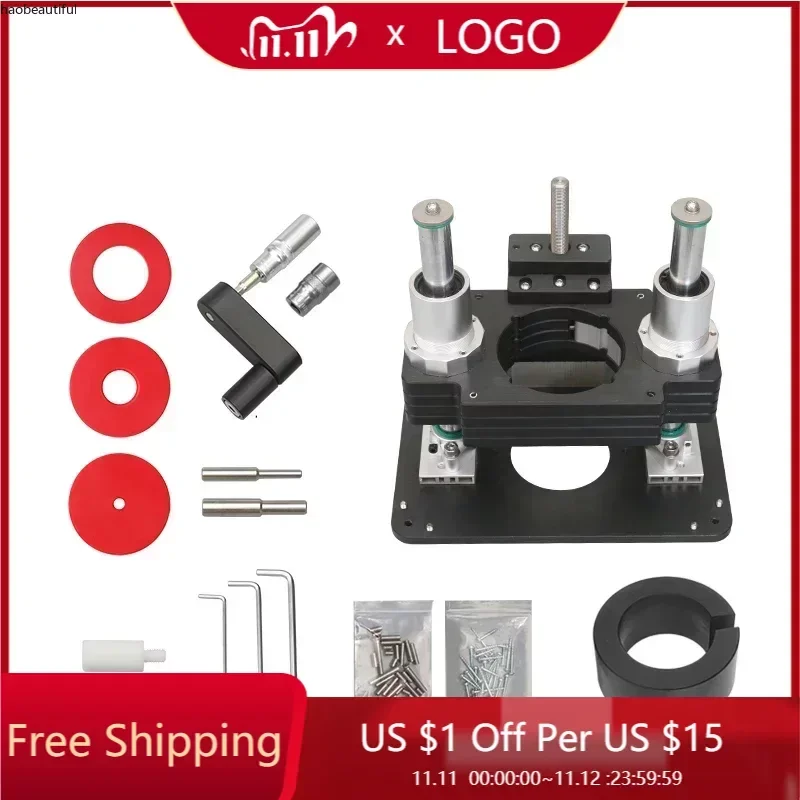 Мощный подъемный фрезерный станок, подъемник с алюминиевой вставной пластиной, деревообрабатывающий станок, от 107 до 65 мм
Мощный подъемный фрезерный станок, подъемник с алюминиевой вставной пластиной, деревообрабатывающий станок, от 107 до 65 мм