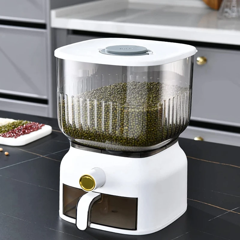 10KG Kitchen Nano Bucket Insect-Proof Moisture-Proof Sealed Rice Bucket Grain Pet Food Storage Container Rice Box
10KG Kitchen Nano Bucket Insect-Proof Moisture-Proof Sealed Rice Bucket Grain Pet Food Storage Container Rice Box