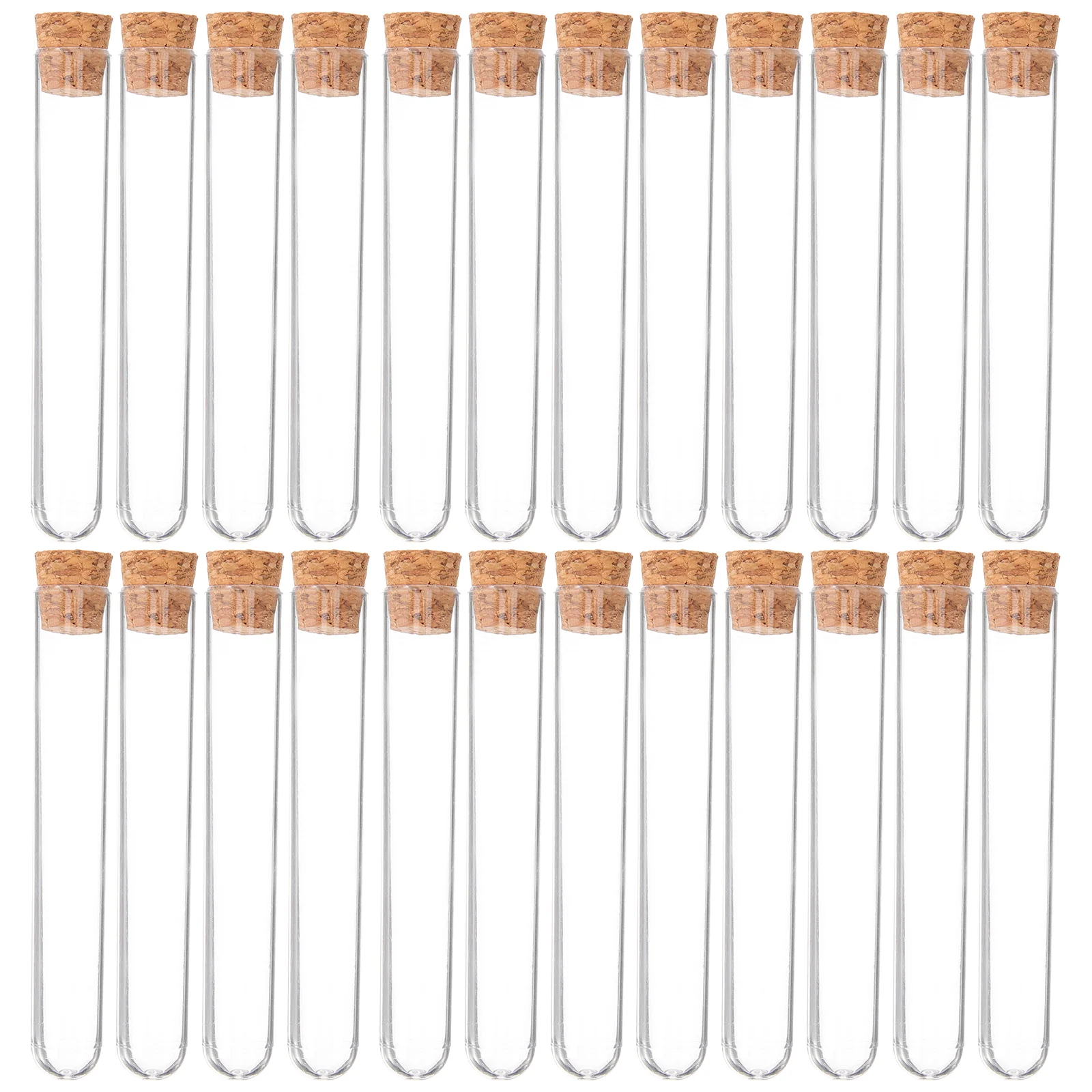 Clear Test Tubes with Cork Stoppers Vials Container Sample Tubes for Candy Jewelry Beads Powder Scientific Experiments
Clear Test Tubes with Cork Stoppers Vials Container Sample Tubes for Candy Jewelry Beads Powder Scientific Experiments