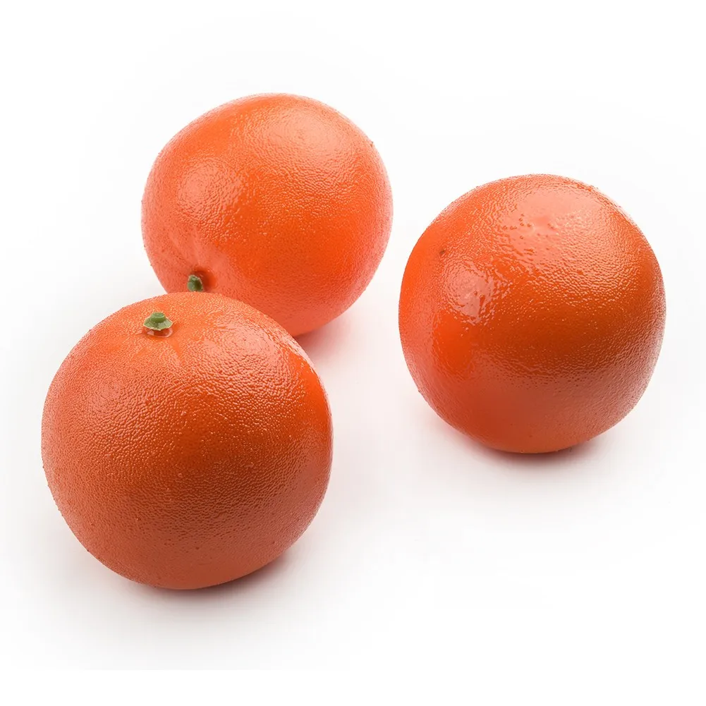 Kitchen Decoration Realistic Lifelike Display Craft Ornament Artificial oranges 8cm Fake Simulated Fruit Model Home
Kitchen Decoration Realistic Lifelike Display Craft Ornament Artificial oranges 8cm Fake Simulated Fruit Model Home