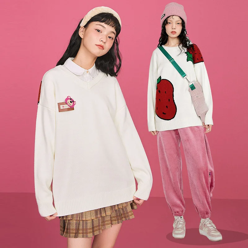 Kawaii Disney Anime Series Lots-O'-Huggin' Bear Pullover Crew Neck Knitted Sweater Forward Back Two Wear Inside Girlfriend Gift
Kawaii Disney Anime Series Lots-O'-Huggin' Bear Pullover Crew Neck Knitted Sweater Forward Back Two Wear Inside Girlfriend Gift