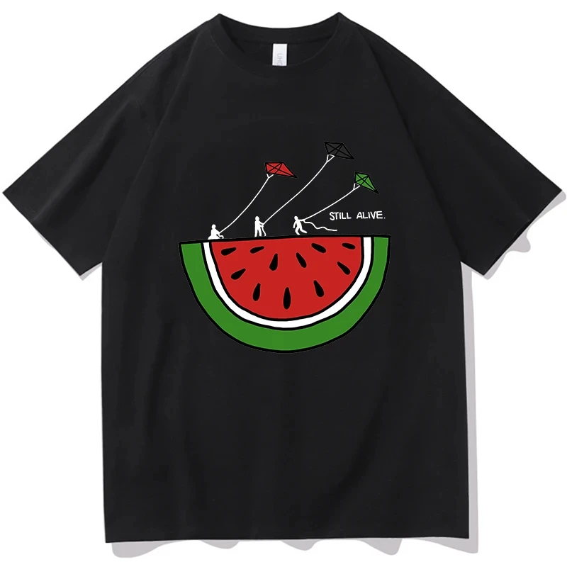 This Is Not Watermelon's Ceasefire T-Shirt, Collar Short Sleeve Casual Harajuku Short Sleeve Street Style Men's And Women's Clot
This Is Not Watermelon's Ceasefire T-Shirt, Collar Short Sleeve Casual Harajuku Short Sleeve Street Style Men's And Women's Clot