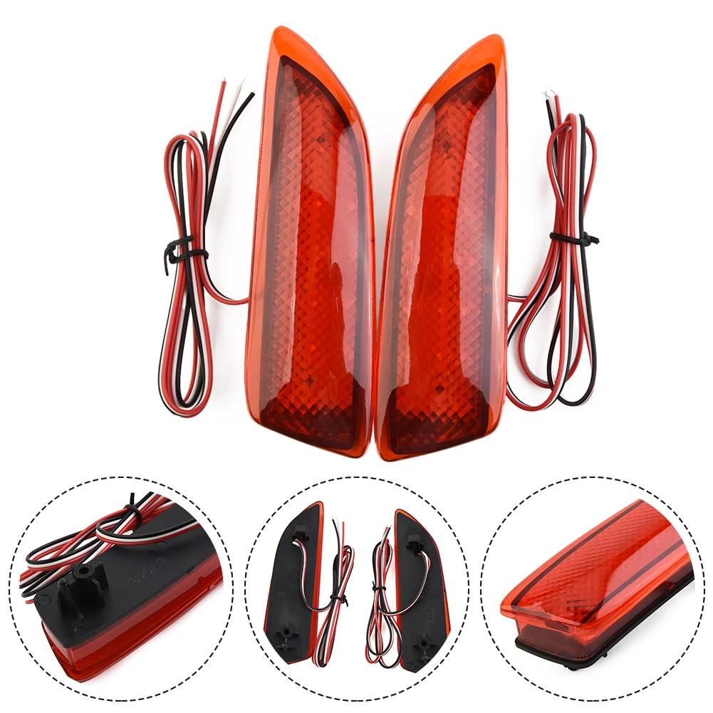 1 Pair LED Reflector Lamp Rear Fog Lamp Bumper Light Brake Light High Quality Car Accessories Replacement Styling
1 Pair LED Reflector Lamp Rear Fog Lamp Bumper Light Brake Light High Quality Car Accessories Replacement Styling