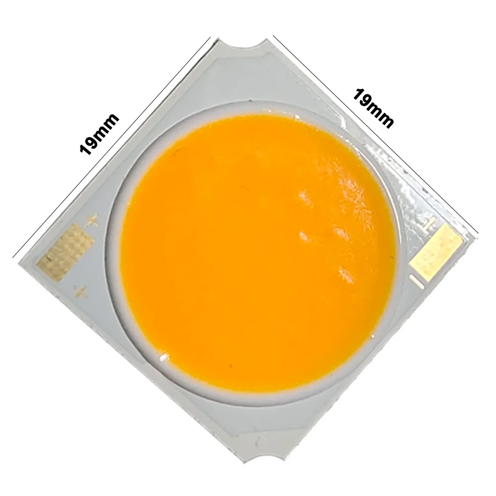 DIY LED U-Home High CRI 97+ DC21V-23V 300mA 6W-7W 19*19mm 2150-2250K 550-600lm Warm White COB LED for DIY COB Lighting
DIY LED U-Home High CRI 97+ DC21V-23V 300mA 6W-7W 19*19mm 2150-2250K 550-600lm Warm White COB LED for DIY COB Lighting