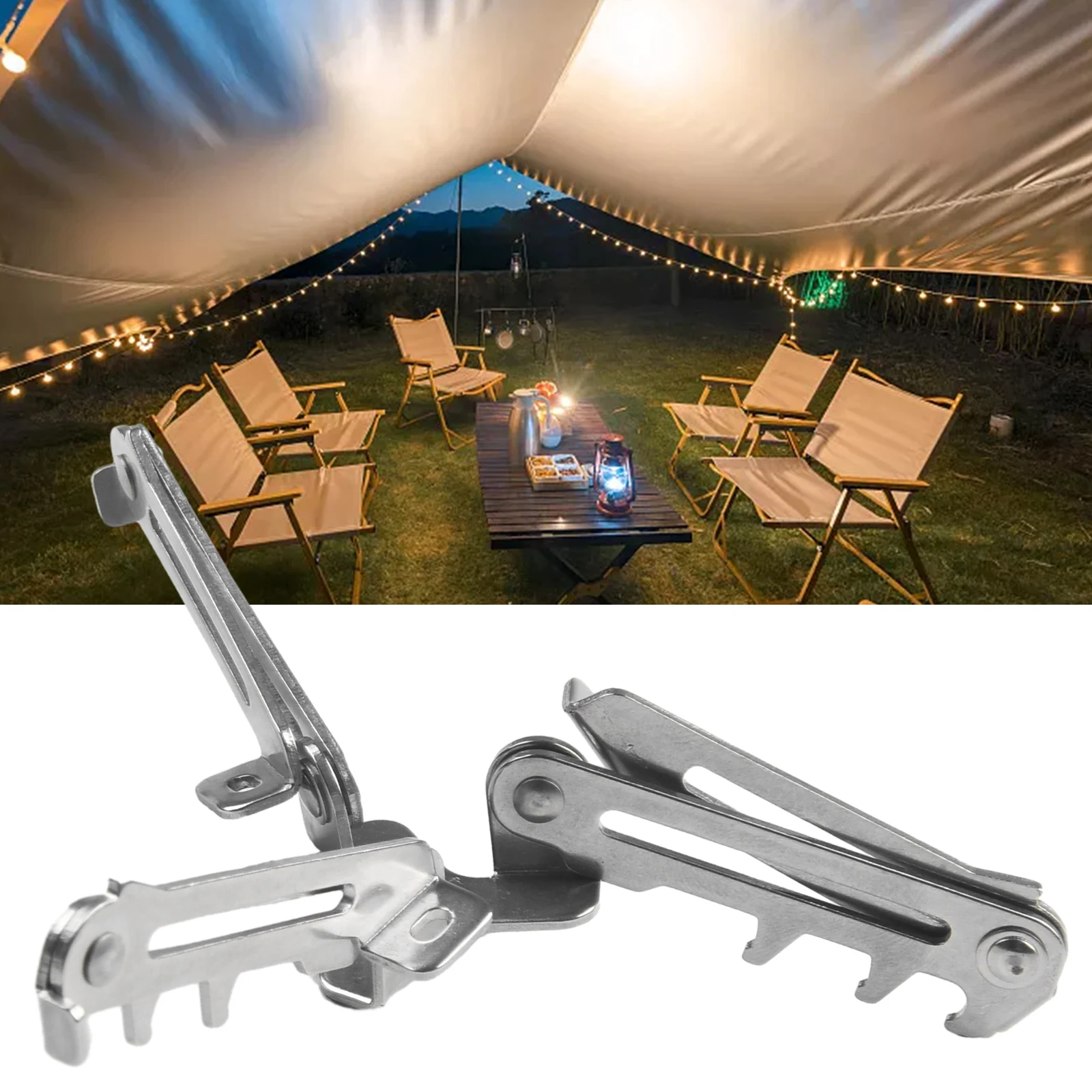 1pc Camping Gas Tank Bracket Stainless Steel 3*3*6.5cm/1.2*1.2*2.6inch For 110G, 230G, 450G Flat Gas Tanks Outdoor Tools
1pc Camping Gas Tank Bracket Stainless Steel 3*3*6.5cm/1.2*1.2*2.6inch For 110G, 230G, 450G Flat Gas Tanks Outdoor Tools