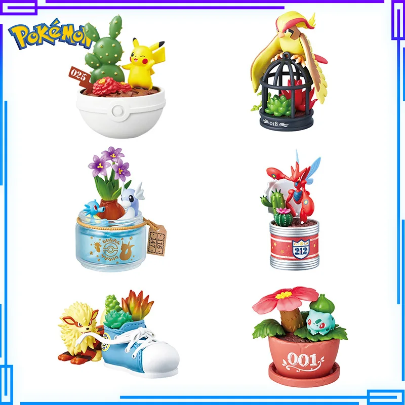 Rement Original Pocket Botanical Pokemon Figures Pikachu Figure Fushigidane Hassam Re-ment Model Kit Cute Kawaii Decor Doll Toy
Rement Original Pocket Botanical Pokemon Figures Pikachu Figure Fushigidane Hassam Re-ment Model Kit Cute Kawaii Decor Doll Toy