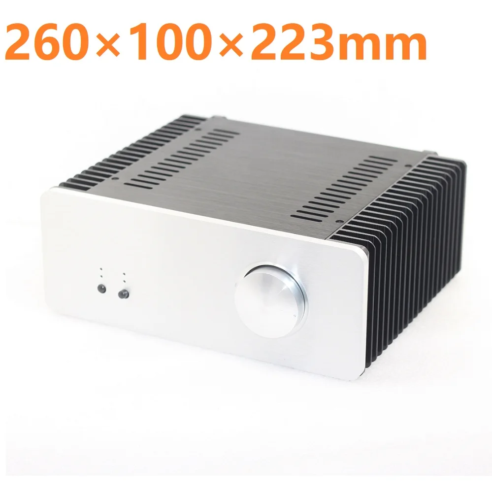 260X100X223mm Heatsink Power Amplifier Supply Chassis DIY Anodized Aluminum Hifi Case DAC Decoder Enclosure Headphon Amp Shell
260X100X223mm Heatsink Power Amplifier Supply Chassis DIY Anodized Aluminum Hifi Case DAC Decoder Enclosure Headphon Amp Shell