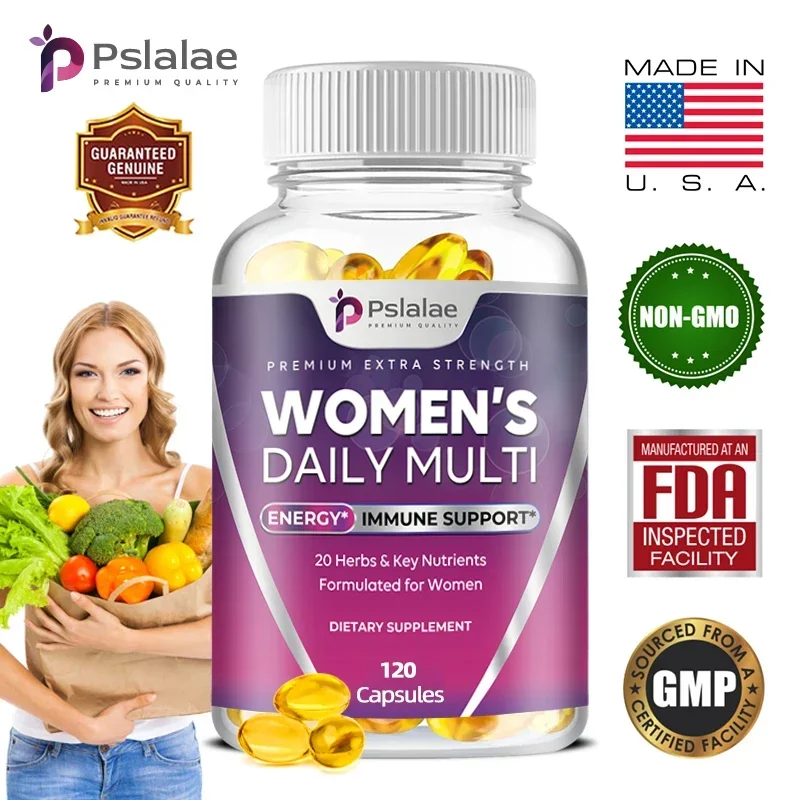 Women's Complex Capsules - Daily Multivitamin To Support Energy and Immune Health
Women's Complex Capsules - Daily Multivitamin To Support Energy and Immune Health