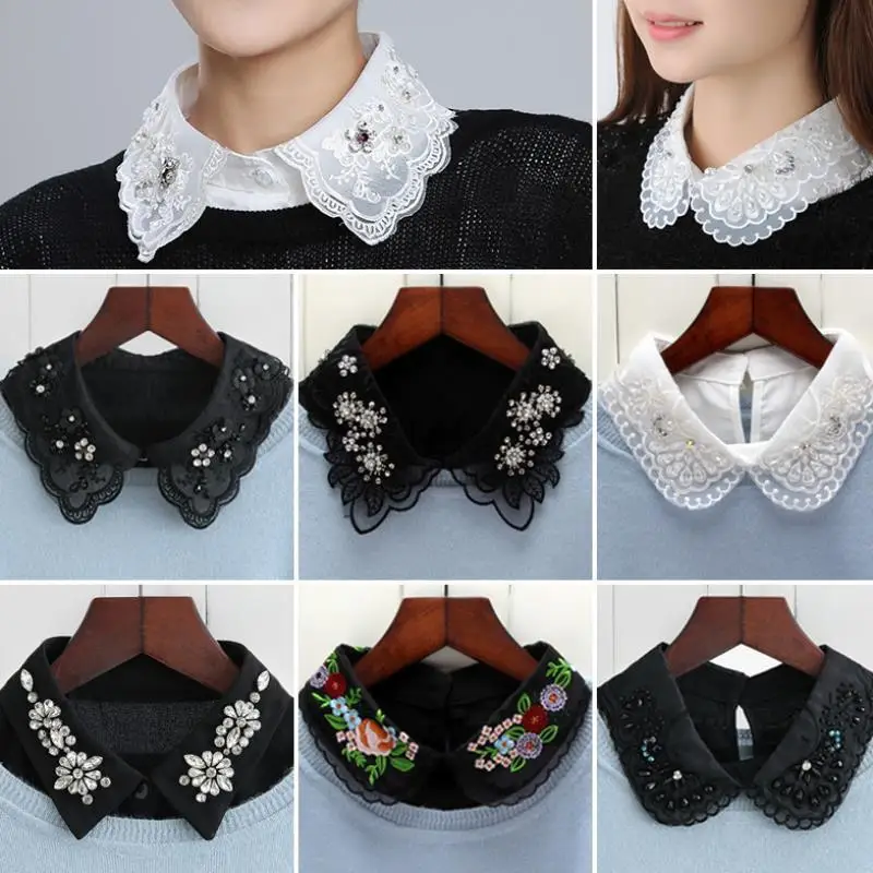 Sitonjwly Business Women Fake Collar Shirt Detachable Collar Female False Collars Necklace Dress Lapel Blouse Top Faux Collar
Sitonjwly Business Women Fake Collar Shirt Detachable Collar Female False Collars Necklace Dress Lapel Blouse Top Faux Collar