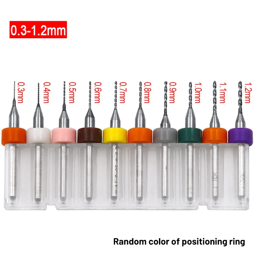For Rotary Tools PCB Drill Bit Tungsten Carbide 10* 10PCS 10x Accessories Drill Bits Kit Micro 0.3-1.2MM Durable
For Rotary Tools PCB Drill Bit Tungsten Carbide 10* 10PCS 10x Accessories Drill Bits Kit Micro 0.3-1.2MM Durable