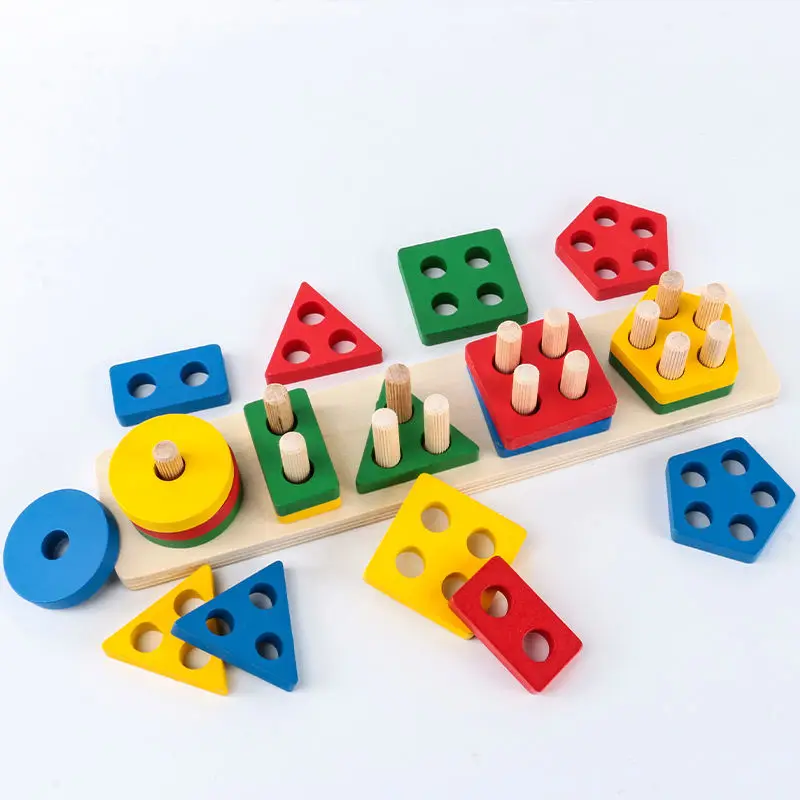Montessori Toy Wooden Building Blocks Early Learning Educational Toys Color Shape Match Kids Puzzle Toys for Children Boys Girls
Montessori Toy Wooden Building Blocks Early Learning Educational Toys Color Shape Match Kids Puzzle Toys for Children Boys Girls