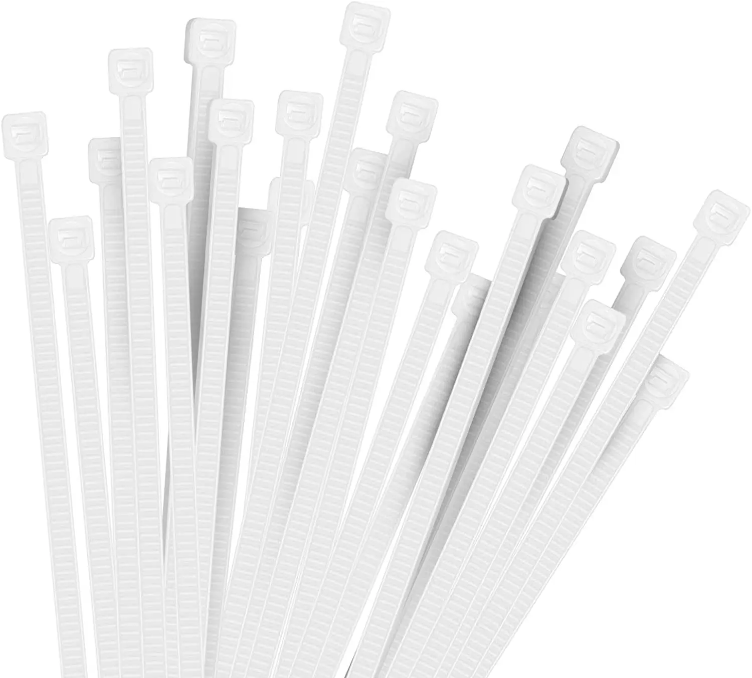 100Pcs Self-Locking Plastic Nylon Cable Tie Fastening Ring Industrial Fasteners for Home Office Garage Bedroom Workshop Garden
100Pcs Self-Locking Plastic Nylon Cable Tie Fastening Ring Industrial Fasteners for Home Office Garage Bedroom Workshop Garden