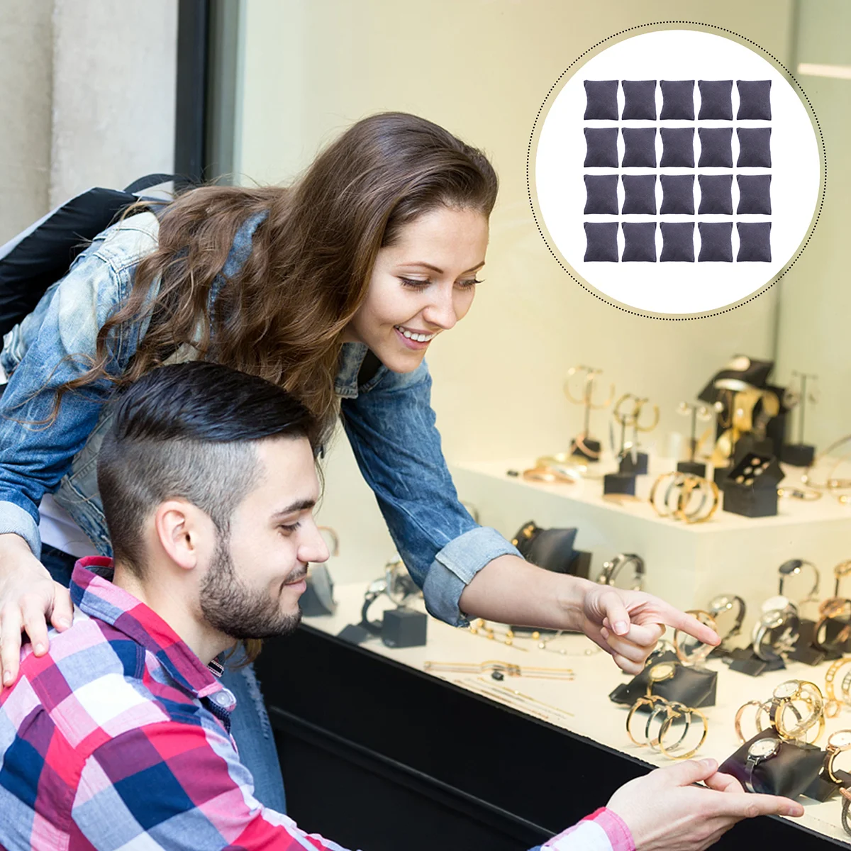 10 Pcs Watch Pillow Jewelry Exhibitors Stand Screenshot Painting Counters Jewelry Cushion Bracelet Bangle Cushions Display Wen
10 Pcs Watch Pillow Jewelry Exhibitors Stand Screenshot Painting Counters Jewelry Cushion Bracelet Bangle Cushions Display Wen