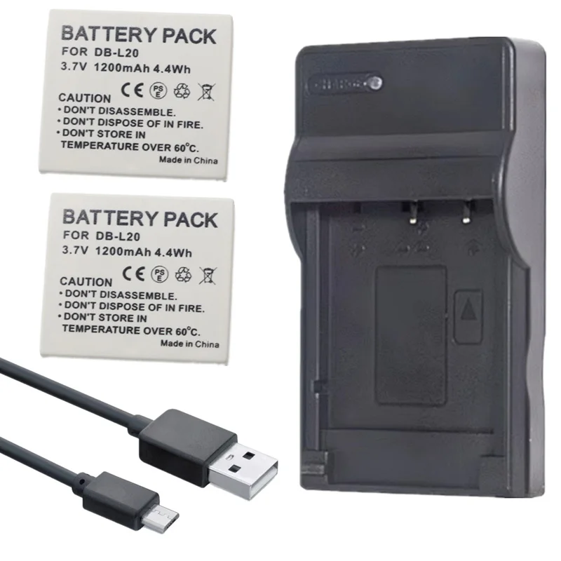 

Battery or Charger For Sanyo DB-L20 Xacti DMX-C1 C4 C5 C6 CA6 CA65 CA8 CA9 CG5 CG6 CG65 CG9 VPC-CA6 CG6 CA9 CG9 E1 E2 E6 E7 E60