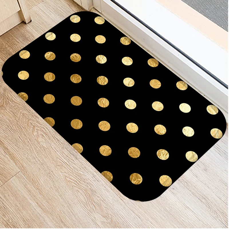 Golden Dot Printed Kitchen Bath Entrance Doormat Coral Velvet Carpet Door Mat For Floor Indoor Soft Anti-Slip Rug Home Decor
Golden Dot Printed Kitchen Bath Entrance Doormat Coral Velvet Carpet Door Mat For Floor Indoor Soft Anti-Slip Rug Home Decor