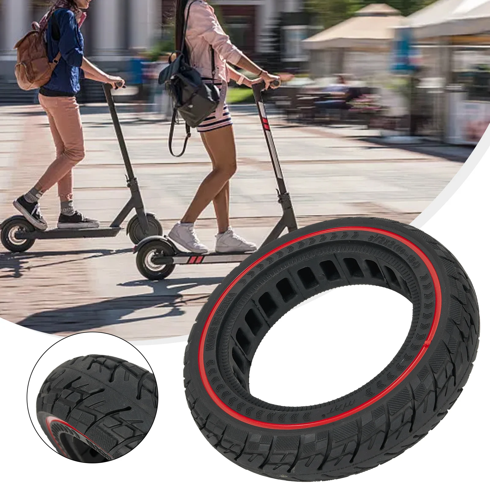 Tire Solid Tyre Professional Replacement Solid Tyre Useful 8 1/2*2(50-134) 9&9+/9 Black Electric Scooters
Tire Solid Tyre Professional Replacement Solid Tyre Useful 8 1/2*2(50-134) 9&9+/9 Black Electric Scooters