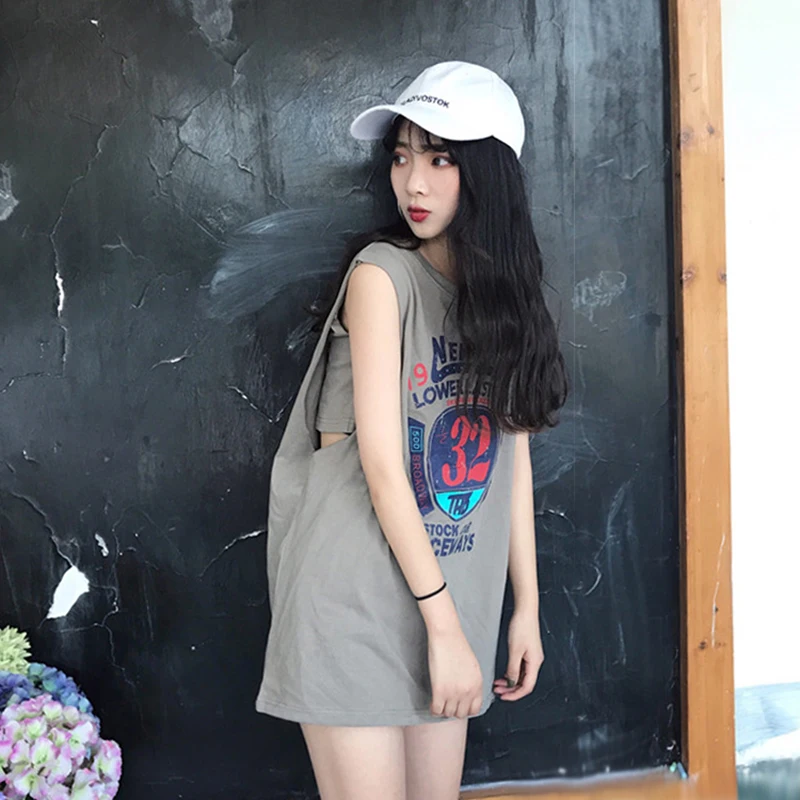 Sports Basketball Tank Top Sleeveless T-shirt Female Summer South Korea Outside Loose Bf Wind Tops Undershirt Women Y2k Tops
Sports Basketball Tank Top Sleeveless T-shirt Female Summer South Korea Outside Loose Bf Wind Tops Undershirt Women Y2k Tops