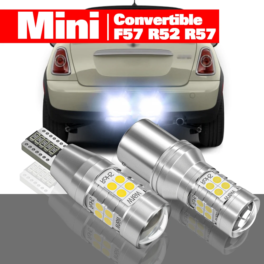 For Mini Convertible F57 R52 R57 2004-2020 2pcs LED Reverse Light Backup Lamp Accessories 2013 2014 2015 2016 2017 2018 2019
For Mini Convertible F57 R52 R57 2004-2020 2pcs LED Reverse Light Backup Lamp Accessories 2013 2014 2015 2016 2017 2018 2019