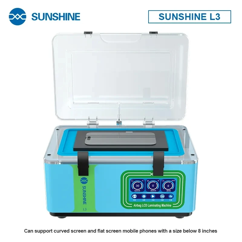 SUNSHINE L3 Mini 8 Inch OCA LCD Lamination Machine For Curved Straight Screen Repair Mobile Repair Change Tools
SUNSHINE L3 Mini 8 Inch OCA LCD Lamination Machine For Curved Straight Screen Repair Mobile Repair Change Tools