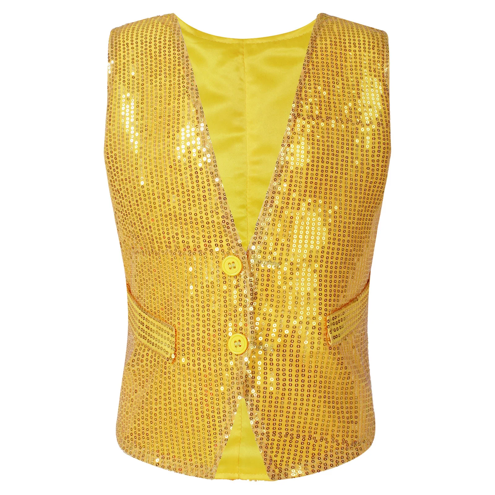 Kids Boys Girls Performance Clothes Sleeveless Shiny Sequins Vest Jacket Waistcoat Party Dance Tops Jazz Dance Costumes 3-8Y
Kids Boys Girls Performance Clothes Sleeveless Shiny Sequins Vest Jacket Waistcoat Party Dance Tops Jazz Dance Costumes 3-8Y