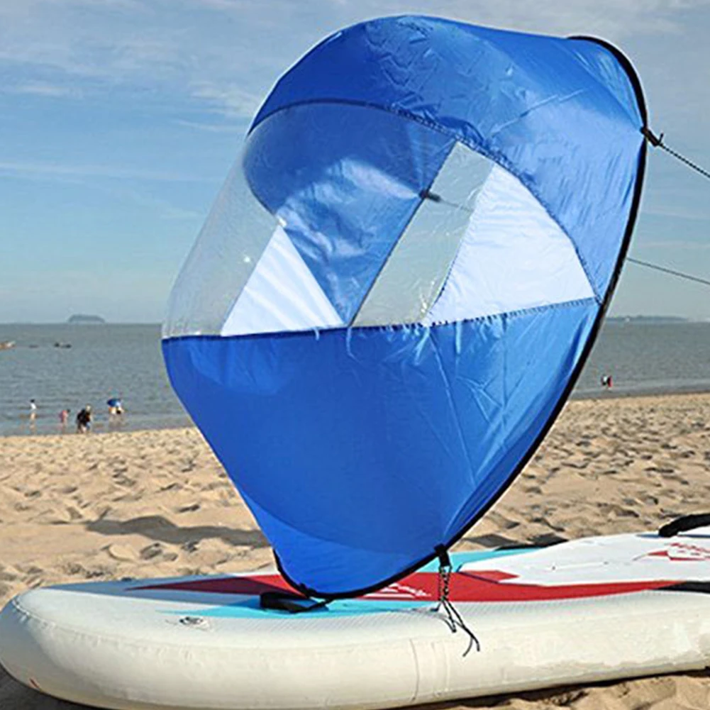Foldable Kayak Boat Wind Sail Summer Surfing Wind Paddle Kayak Sail Durable Downwind Paddle Rowing Boats Wind Window Drop Ship
Foldable Kayak Boat Wind Sail Summer Surfing Wind Paddle Kayak Sail Durable Downwind Paddle Rowing Boats Wind Window Drop Ship