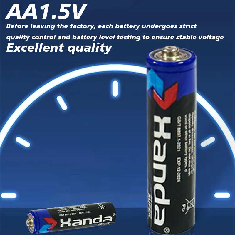 AA 1.5V9600mah Disposable Carbon Zinc Manganese Dry Battery Suitable for Small Toys Remote Control Clock LED Light Brand New
AA 1.5V9600mah Disposable Carbon Zinc Manganese Dry Battery Suitable for Small Toys Remote Control Clock LED Light Brand New
