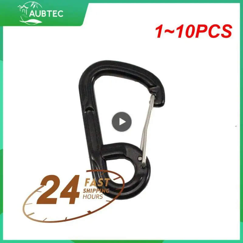 

1~10PCS 6cm Marine Grade Stainless Steel Spring Carabiner for Diving Dive Boat Kayak Accessory