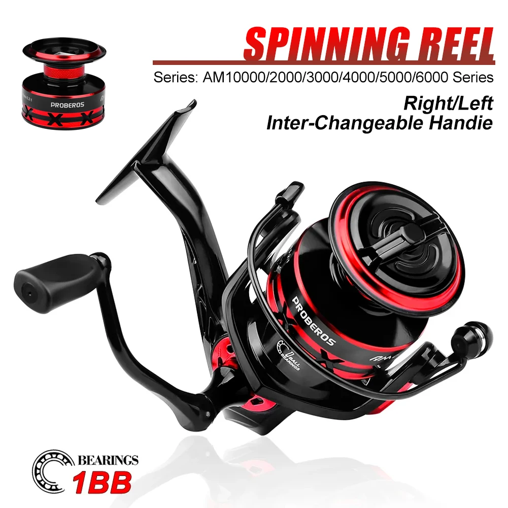 1000-6000 Series Spinning Reel Spinning Reel Maximum Resistance 5.2:1 Durable Metal Body Saltwater Fishing Reel Metal Reels
1000-6000 Series Spinning Reel Spinning Reel Maximum Resistance 5.2:1 Durable Metal Body Saltwater Fishing Reel Metal Reels