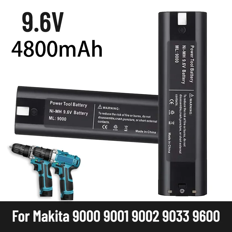 Сменный NIMH аккумулятор 9,6 в, 9000 Ач подходит для Makita 9002 9033, 6095D 6096D 6093D 6012HD DA391D 5090D 4390D 5090D
Сменный NIMH аккумулятор 9,6 в, 9000 Ач подходит для Makita 9002 9033, 6095D 6096D 6093D 6012HD DA391D 5090D 4390D 5090D