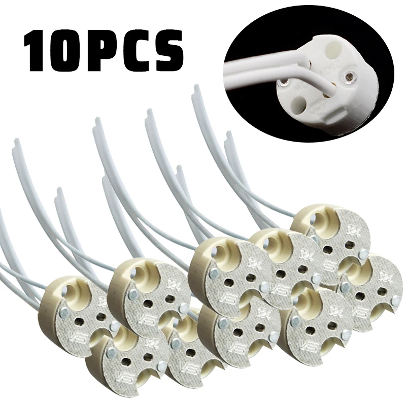 5/10/15PCS MR11Led Spotlight MR16 Lamp Cup Halogen Lamp Ceramic Socket G4 Two Pin Pin GU5. 3 Lamp Holder 20CM
5/10/15PCS MR11Led Spotlight MR16 Lamp Cup Halogen Lamp Ceramic Socket G4 Two Pin Pin GU5. 3 Lamp Holder 20CM