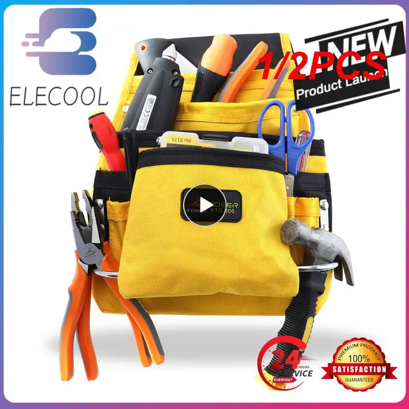 1/2PCS Multi-function Oxford Cloth Electrician Tool Bag Wear-resistant Waist Bag Belt Storage Pouch Bag Tools Holder Organizer
1/2PCS Multi-function Oxford Cloth Electrician Tool Bag Wear-resistant Waist Bag Belt Storage Pouch Bag Tools Holder Organizer