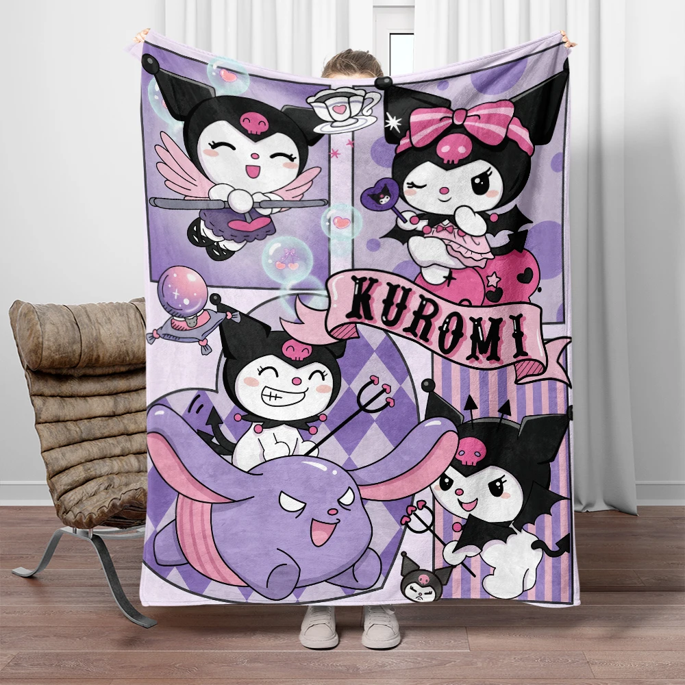 Милое одеяло Kuromi из фланели с милым рисунком аниме. Всесезонное одеяло. Для дивана, кровати, гостиной, детской
Милое одеяло Kuromi из фланели с милым рисунком аниме. Всесезонное одеяло. Для дивана, кровати, гостиной, детской