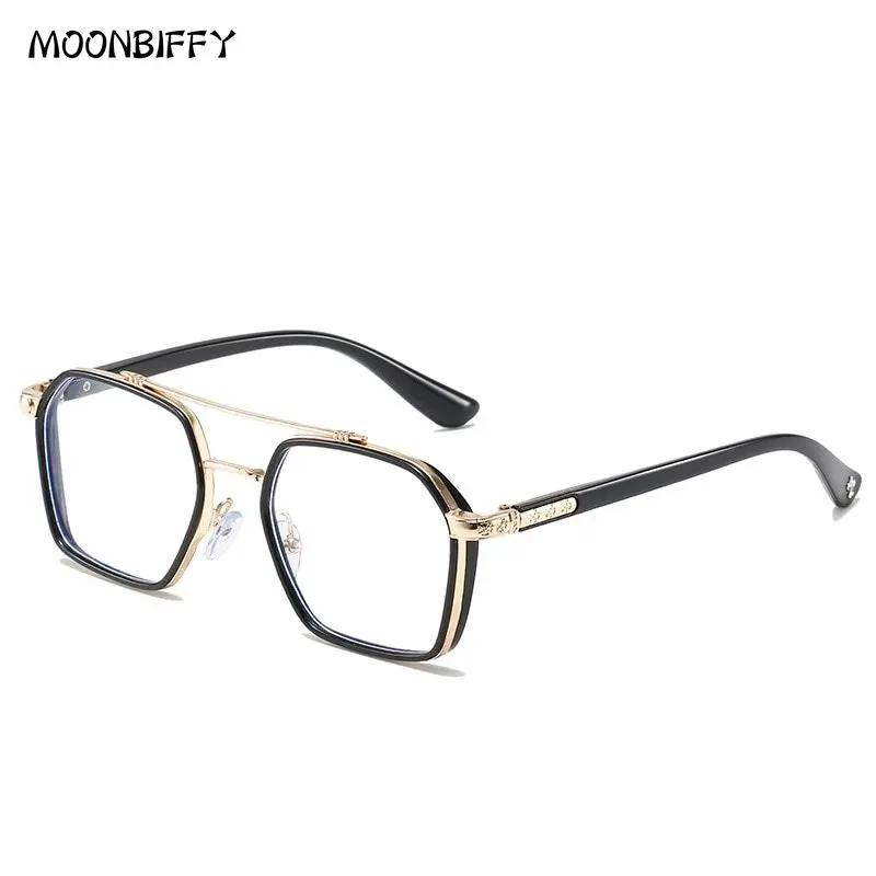 Miroir d'ordinateur anti-lumière bleue à double faisceau rétro pour hommes et femmes, lecture et jeux, protection des yeux 3