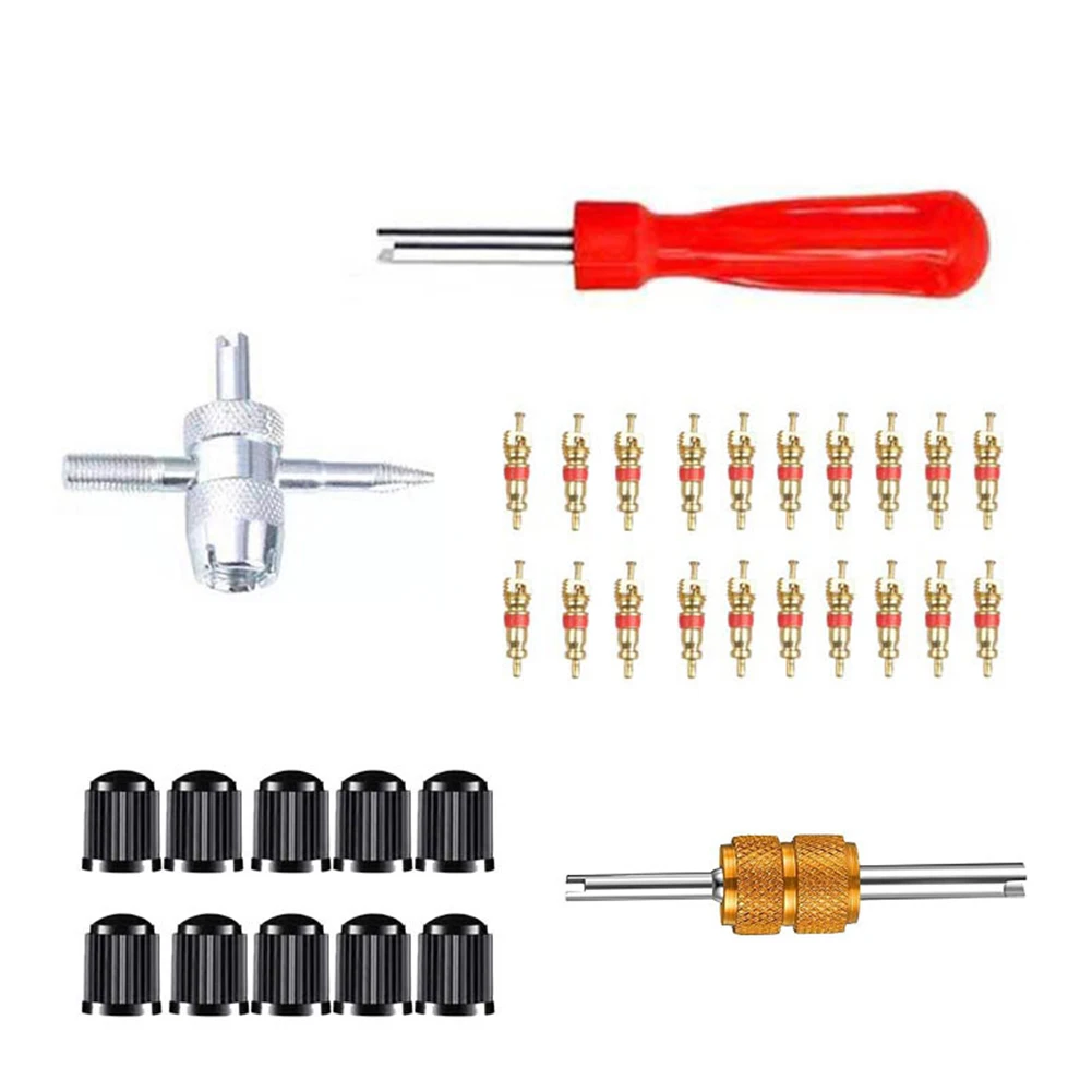 Valve Core Valve Stem 1 Small Wrench 10 Steam Cover Wrench Tire Valve Core 1 Four Way Valve Tool 1 Single Head Valve Core Tool
Valve Core Valve Stem 1 Small Wrench 10 Steam Cover Wrench Tire Valve Core 1 Four Way Valve Tool 1 Single Head Valve Core Tool