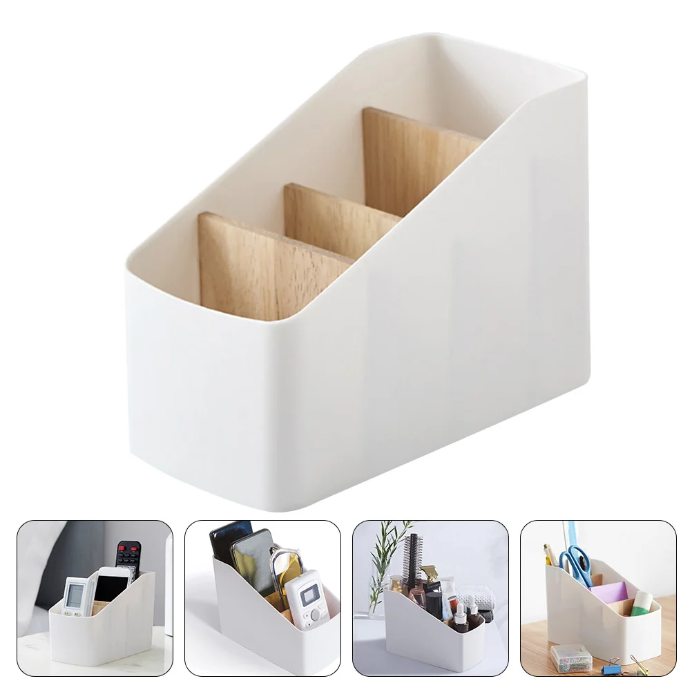 

Remote Control Storage Box Sundries Case Household Phone Container Abs Remote-control Holder