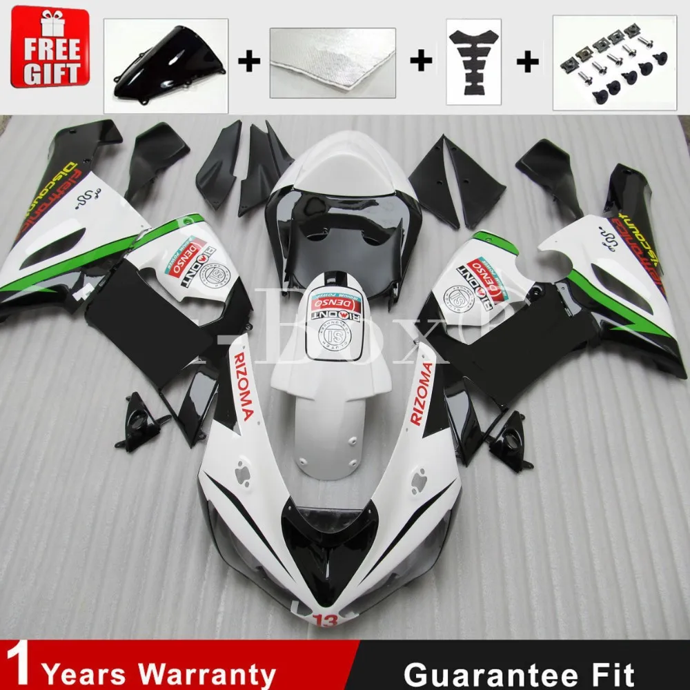Комплект обтекателей для мотоцикла из АБС-пластика, 4 подарка, подходит для KAWASAKI ZX6R 636 2005 2006 05 06, кузов под заказ, зеленый 
Комплект обтекателей для мотоцикла из АБС-пластика, 4 подарка, подходит для KAWASAKI ZX6R 636 2005 2006 05 06, кузов под заказ, зеленый
