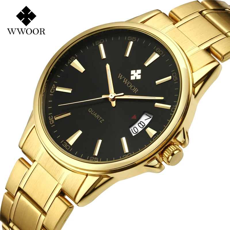 WWOOR Fashion Watch Men Stainless Steel Top Brand Luxury Waterproof Wristwatch Mens Watches Sports Quartz Date Relogio Masculino
WWOOR Fashion Watch Men Stainless Steel Top Brand Luxury Waterproof Wristwatch Mens Watches Sports Quartz Date Relogio Masculino